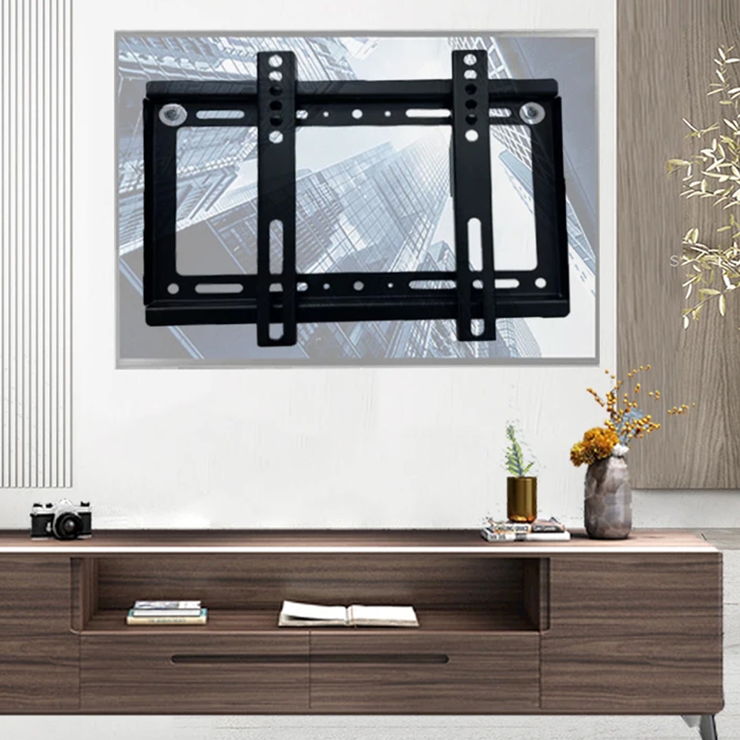 1797 TV Wall Bracket Mount Slim Monitor Stand for 14 x 42, LCD LED 3D plasma Flat TVs Full Motion Heavy-Duty Wall Bracket, Sturdy and Strong Flat Screen Design TV Wall Mount (29cmx19cm) 1797 TV Wall Bracket Mount Slim Monitor Stand for 14 x 42, LCD LED 3D plasma Flat TVs Full Motion Heavy-Duty Wall Bracket, Sturdy and Strong Flat Screen Design TV Wall Mount (29cmx19cm)